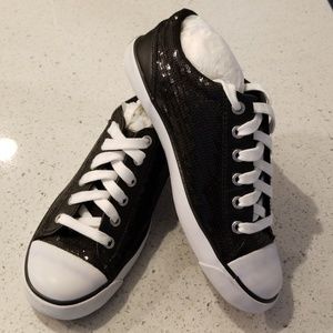 Coach Black Sequins Sneakers